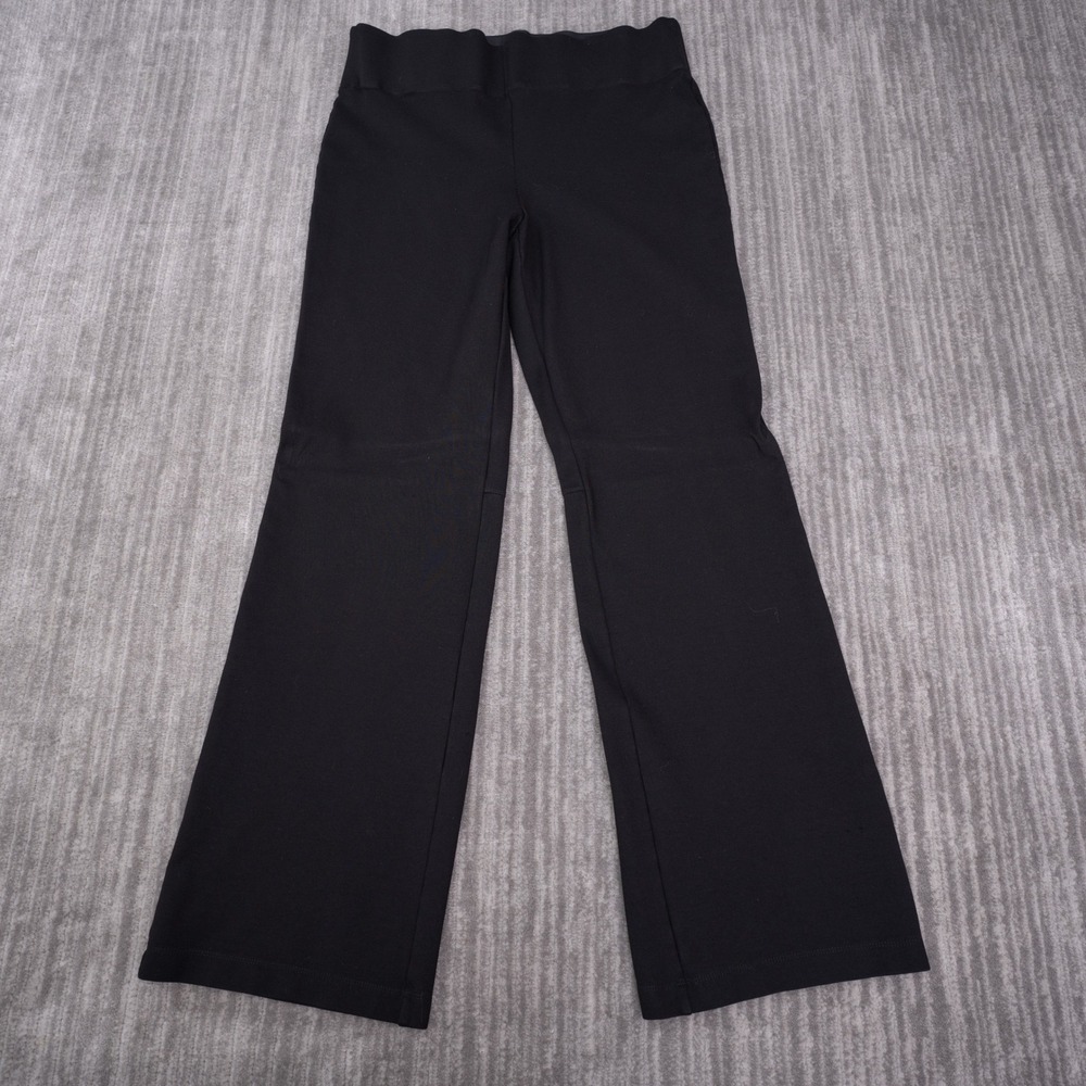 Max Studio Flare Pants Womens XL Black Excellent Ponte Knit Pull On 9707N09